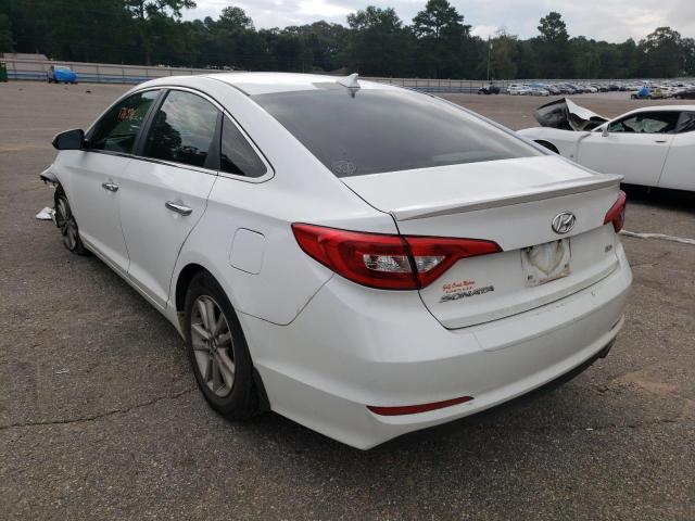 5NPE24AA4FH193473 - 2015 HYUNDAI SONATA ECO WHITE photo 3