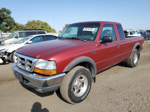 1FTZR15X7YPA36778 - 2000 FORD RANGER SUP BURGUNDY photo 2
