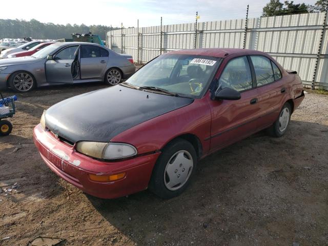 1Y1SK5380PZ058869 - 1993 GEO PRIZM LSI MAROON photo 2