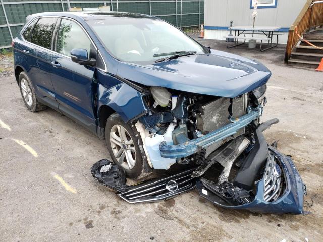 2FMPK4J99LBB61104 - 2020 FORD EDGE SEL BLUE photo 1