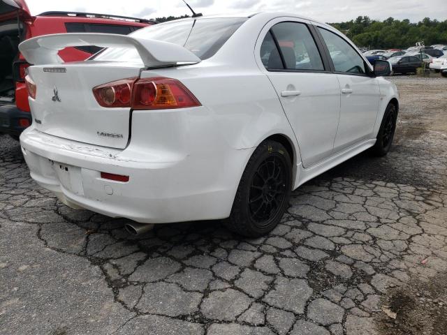 JA3AU86U48U003987 - 2008 MITSUBISHI LANCER WHITE photo 4