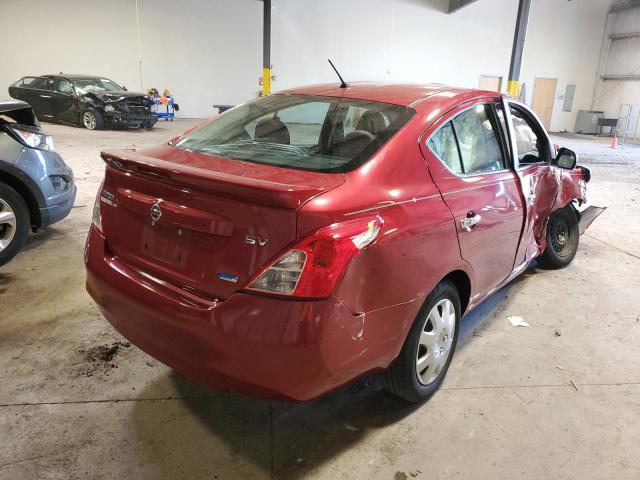 3N1CN7AP5DL837177 - 2013 NISSAN VERSA S MAROON photo 4