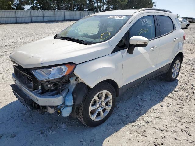 MAJ3P1TE7JC210428 - 2018 FORD ECOSPORT S WHITE photo 2