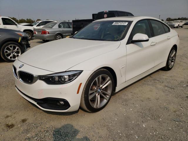 WBA4J5C56JBF07851 - 2018 BMW 440I GRAN WHITE photo 2