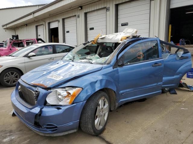 1B3HB48B67D379648 - 2007 DODGE CALIBER BLUE photo 2