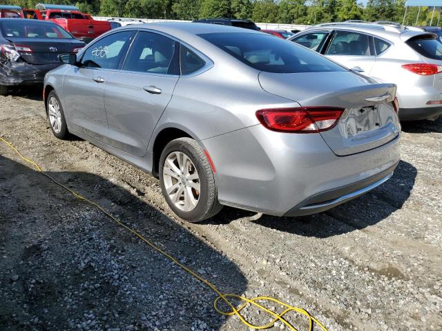 1C3CCCAB9GN125683 - 2016 CHRYSLER 200 LIMITE SILVER photo 3