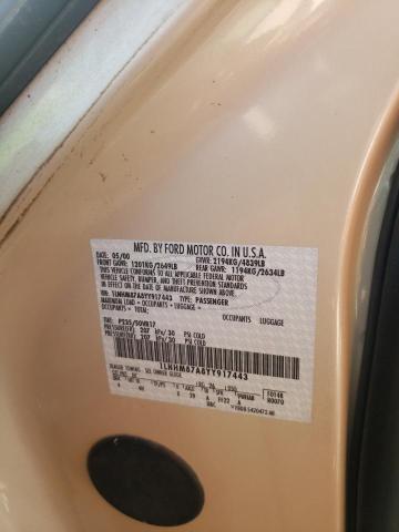 1LNHM87A8YY917443 - 2000 LINCOLN LS 米色 照片 10