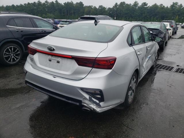 3KPF24AD4KE060466 - 2019 KIA FORTE FE SILVER photo 4