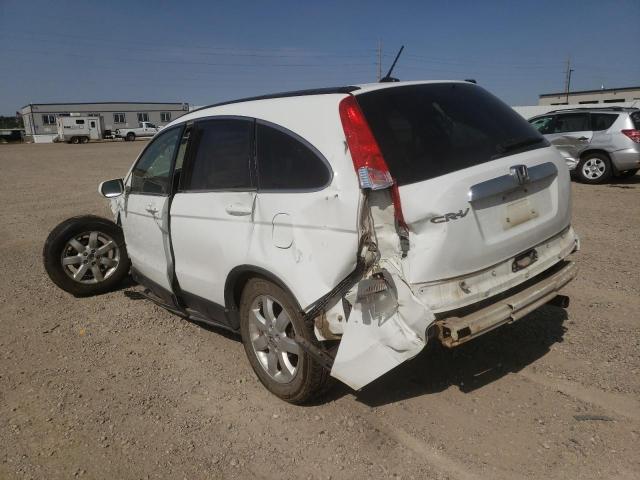 JHLRE48788C037392 - 2008 HONDA CR-V EXL WHITE photo 3