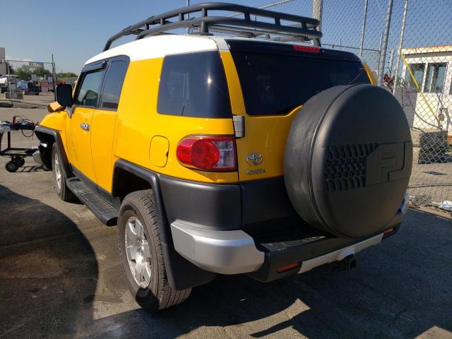 JTEBU11F48K020155 - 2008 TOYOTA FJ CRUISER YELLOW photo 3