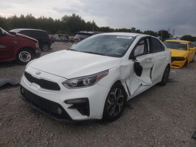 3KPF24AD6KE091153 - 2019 KIA FORTE FE WHITE photo 2