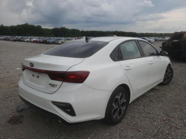 3KPF24AD6KE091153 - 2019 KIA FORTE FE WHITE photo 4