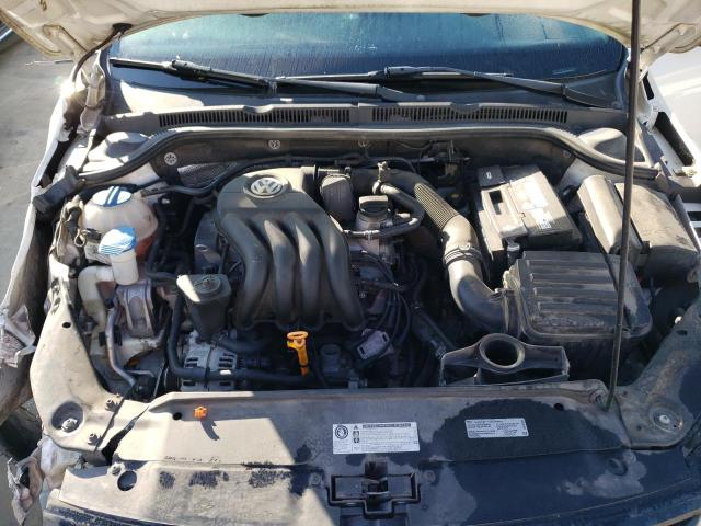 3VW2K7AJ4CM366089 - 2012 VOLKSWAGEN JETTA BASE WHITE photo 7