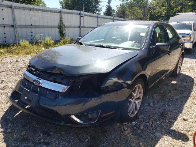 3FAHP0JA4AR164123 - 2010 FORD FUSION SEL BLACK photo 2