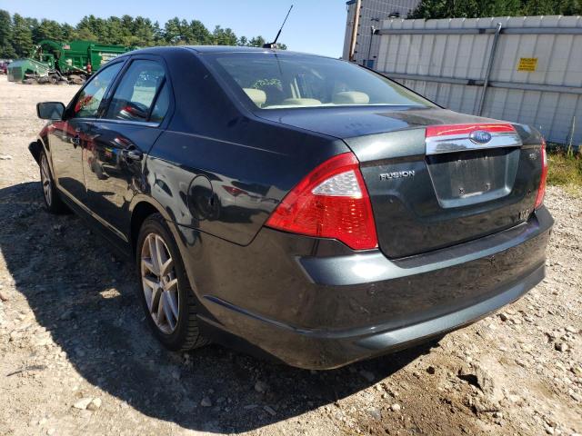 3FAHP0JA4AR164123 - 2010 FORD FUSION SEL BLACK photo 3