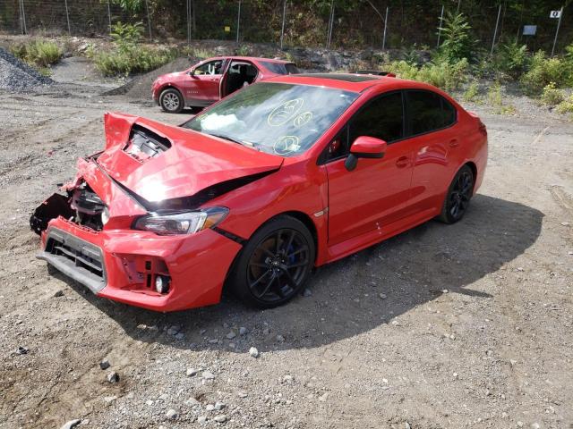 JF1VA1N64L8822267 - 2020 SUBARU WRX LIMITE RED photo 2