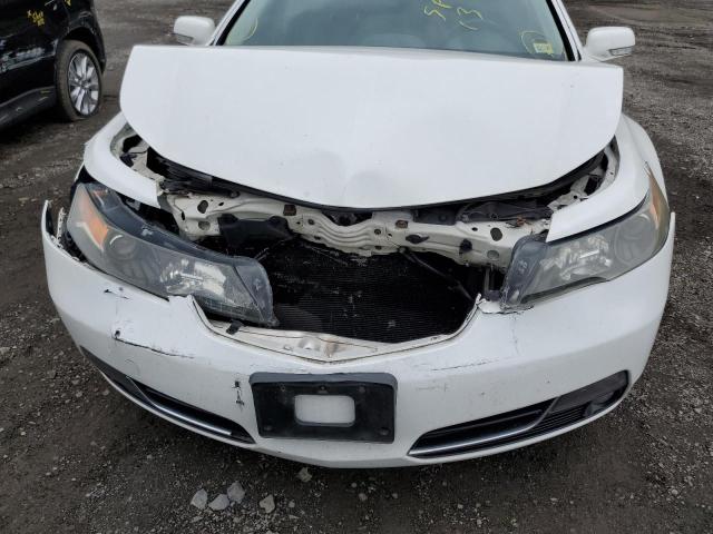 19UUA8F33DA018301 - 2013 ACURA TL SE WHITE photo 9