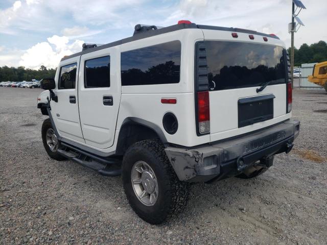 5GRGN23U65H110455 - 2005 HUMMER H2 WHITE photo 3