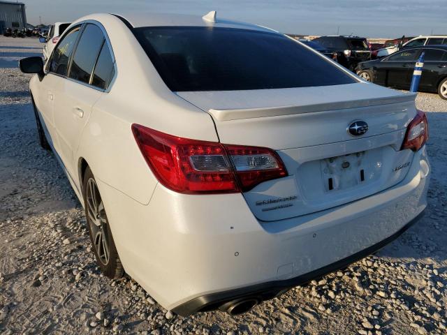 4S3BNAS61J3037589 - 2018 SUBARU LEGACY SPO WHITE photo 3