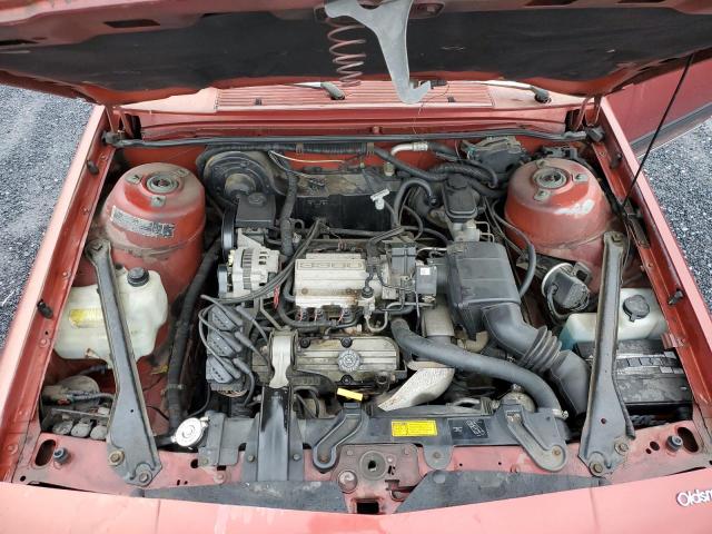 2G3AM54N8L2303106 - 1990 OLDSMOBILE CUTLASS CI მუქწითელი ფოტო 7