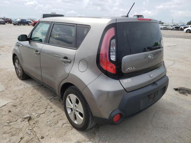 KNDJN2A22G7373611 - 2016 KIA SOUL GRAY photo 3