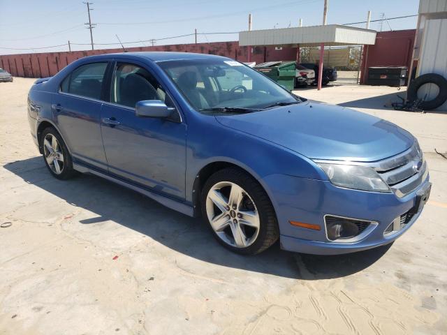 3FAHP0DC5AR216789 - 2010 FORD FUSION SPO BLUE photo 1