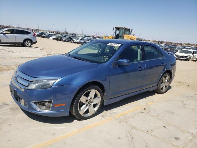 3FAHP0DC5AR216789 - 2010 FORD FUSION SPO BLUE photo 2