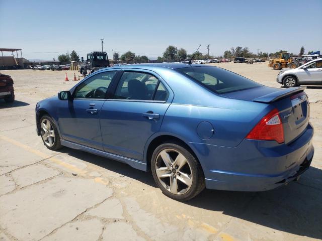 3FAHP0DC5AR216789 - 2010 FORD FUSION SPO BLUE photo 3