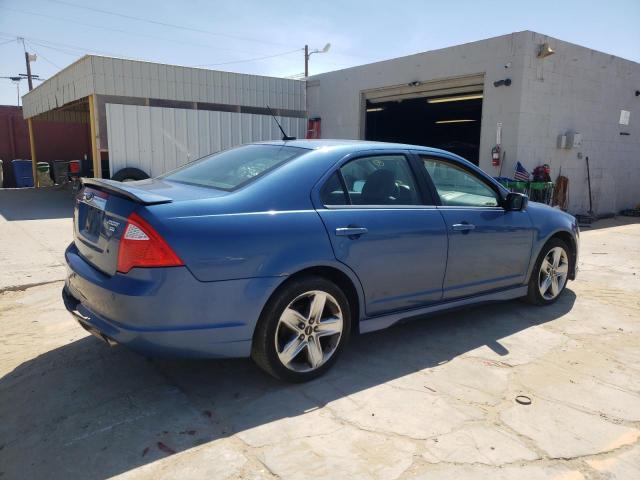 3FAHP0DC5AR216789 - 2010 FORD FUSION SPO BLUE photo 4