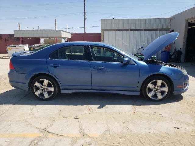 3FAHP0DC5AR216789 - 2010 FORD FUSION SPO BLUE photo 9