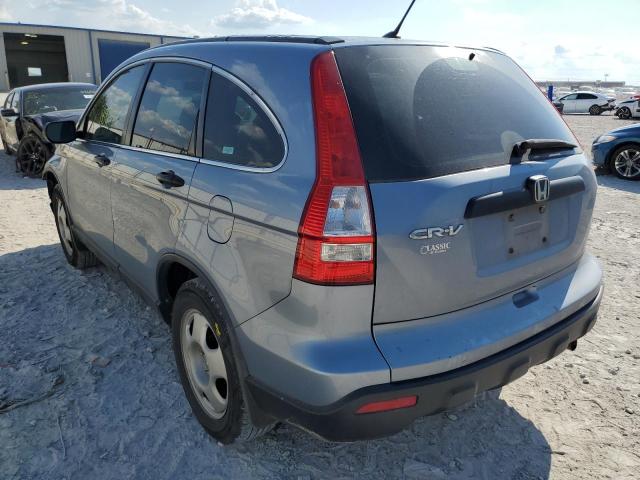 3CZRE38309G705344 - 2009 HONDA CR-V LX BLUE photo 3