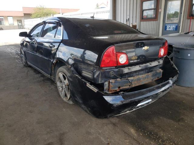 1G1ZC5E16BF225058 - 2011 CHEVROLET MALIBU  LT BLACK photo 3