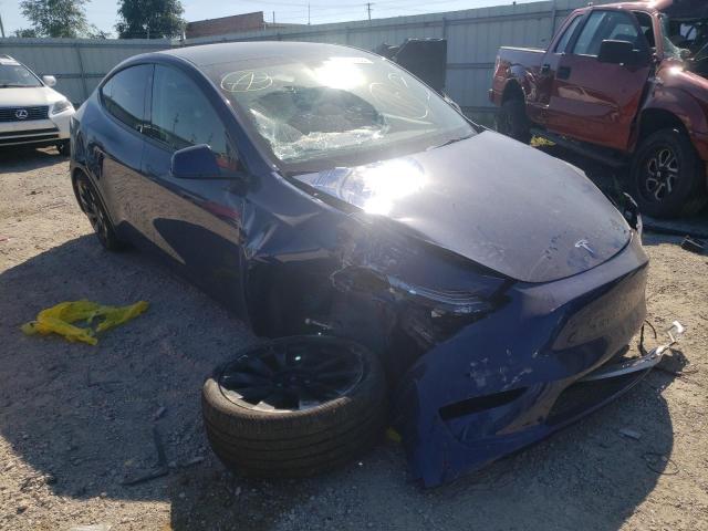 7SAYGAEE7NF416857 - 2022 TESLA MODEL Y Синий фото 1