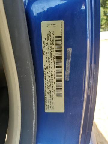 3VWRF31Y98M417750 - 2008 VOLKSWAGEN NEW BEETLE 蓝色 照片 10