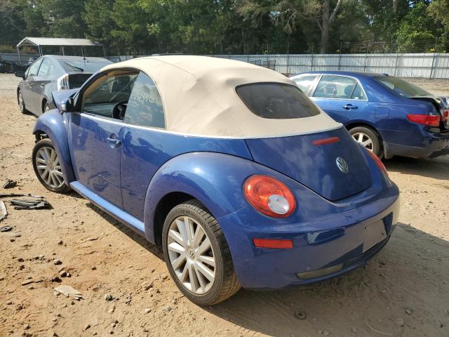 3VWRF31Y98M417750 - 2008 VOLKSWAGEN NEW BEETLE 蓝色 照片 3