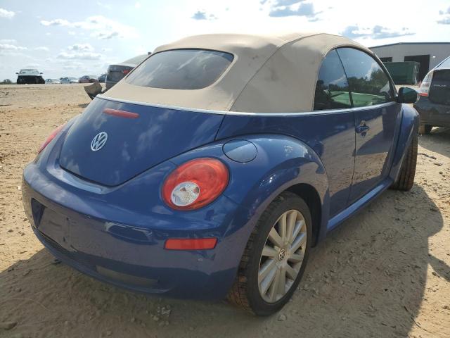 3VWRF31Y98M417750 - 2008 VOLKSWAGEN NEW BEETLE 蓝色 照片 4