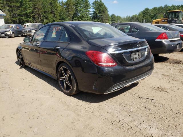 55SWF6EB5HU199919 - 2017 MERCEDES-BENZ C 43 4MATI BLACK photo 3