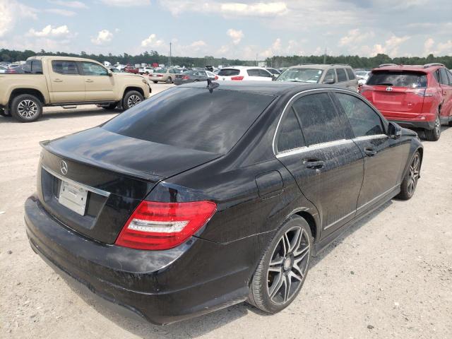 WDDGF4HB5DR262923 - 2013 MERCEDES-BENZ C 250 BLACK photo 4