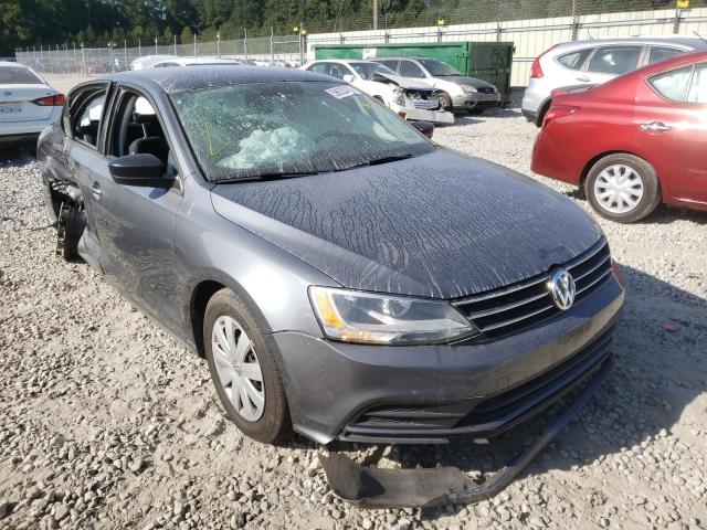 3VW2K7AJ3FM320578 - 2015 VOLKSWAGEN JETTA BASE 灰色 照片 1