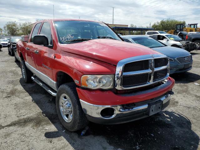 3D7KS28D15G717571 - 2005 DODGE RAM 2500 S RED photo 1