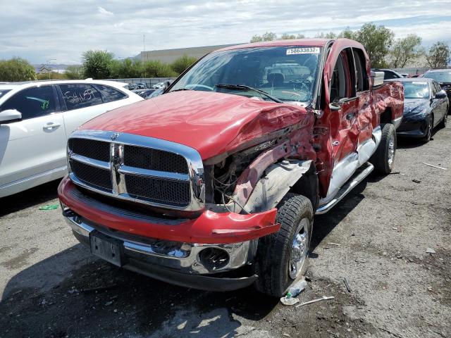 3D7KS28D15G717571 - 2005 DODGE RAM 2500 S RED photo 2