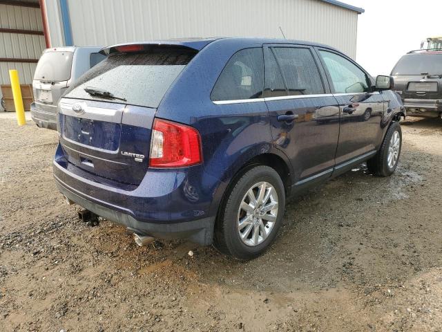 2FMDK4KC1BBA22712 - 2011 FORD EDGE LIMIT BLUE photo 4