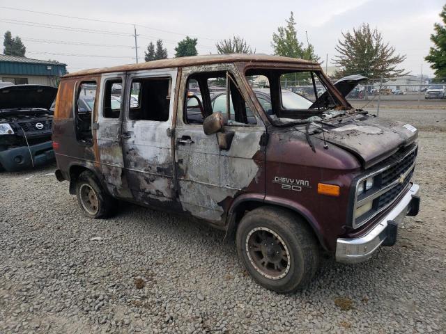 2GBEG25Z2N4127500 - 1992 CHEVROLET G20 BURGUNDY photo 9