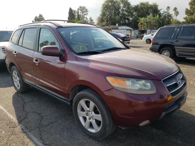 5NMSH13E67H034128 - 2007 HYUNDAI SANTA FE S BURGUNDY photo 1