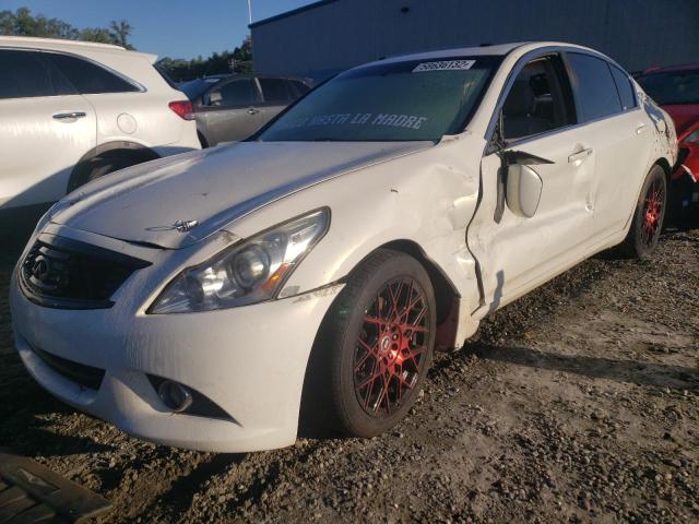 JN1CV6AP8BM302812 - 2011 INFINITI G37 BASE WHITE photo 2