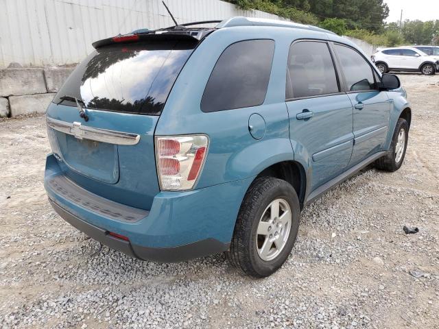 2CNDL33F286313088 - 2008 CHEVROLET EQUINOX LT TEAL photo 4