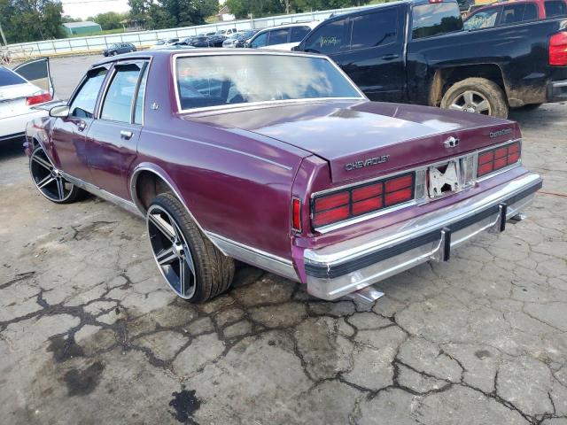 1G1BN51H6JR127918 - 1988 CHEVROLET CAPRICE CL PURPLE photo 3