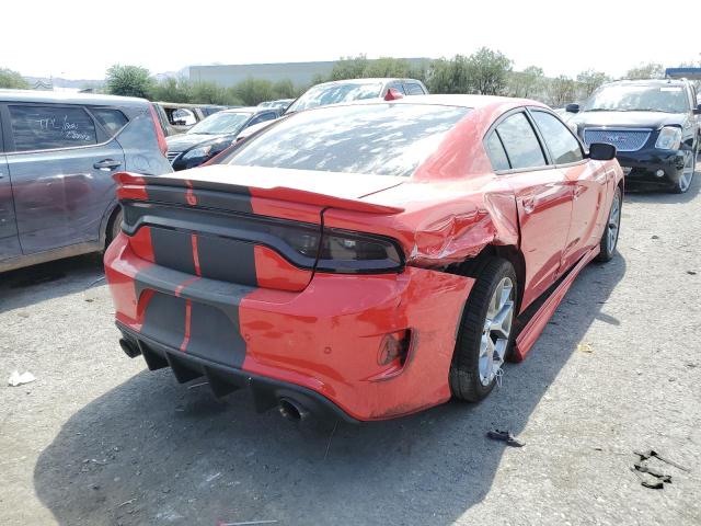 2C3CDXHG9LH138751 - 2020 DODGE CHARGER GT RED photo 4