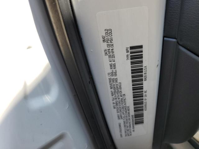 4S4WX90D084403408 - 2008 SUBARU TRIBECA LI WHITE photo 10