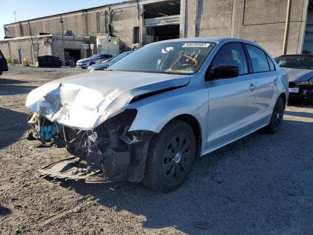 3VW2K7AJ6DM224621 - 2013 VOLKSWAGEN JETTA BASE Արծաթագույն լուսանկար 2